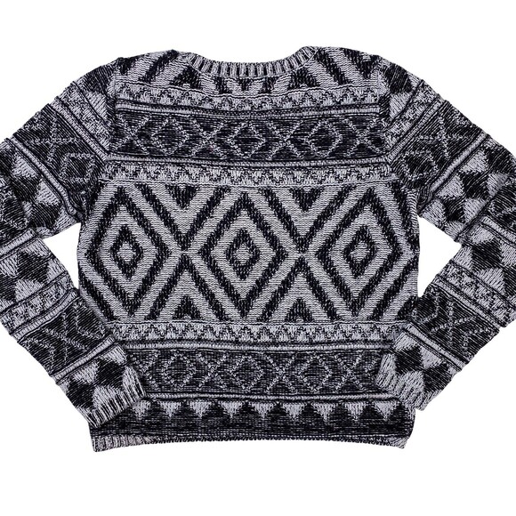 Lucky Brand Jacquard Pullover Knit Sweater - Picture 3 of 9